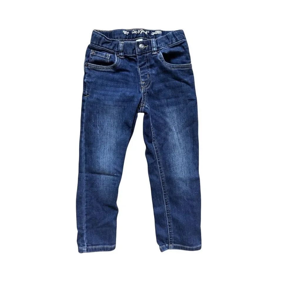Youth Boys Cat & Jack Medium Stonewash Straight Leg Jeans - Sz 8